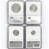 Image 2 : (4) 2007 US 1.64oz. Platinum Peace Eagle NGC MS69