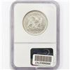 Image 2 : 1854 Arws Seated Lib. 50C NGC Shipwreck SS Rep Bx