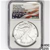 Image 1 : 2016-W US 1oz. Silver $1 Eagle NGC PF70 UC Lettere