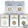 Image 1 : (5) US Washington Quarters PCGS,NGC 1954-1964