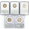Image 2 : (5) US Washington Quarters PCGS,NGC 1954-1964