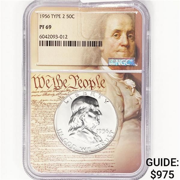 1956 Franklin Half Dollar NGC PF69 Type 2