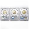 Image 2 : (3) US Washington Quarters PCGS MS 1951-1957