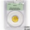 Image 1 : 1905 $2.50 Gold Quarter Eagle PCGS MS63