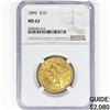 Image 1 : 1899 $10 Gold Eagle NGC MS62