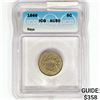 Image 1 : 1866 Shield Nickel ICG AU50 Rays