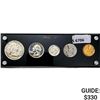 Image 1 : 1954 US Proof 5 Coin Set