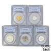 Image 1 : 1954 US Proof Set (5 Coins) PCGS