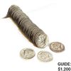 Image 1 : 1945 Mercury Silver Dime Roll GEM UNC (48 Coins)