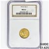 Image 1 : 1914 $2.50 Gold Quarter Eagle NGC MS61