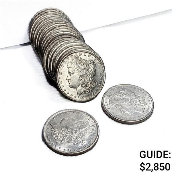 1903 Morgan Silver Dollar Roll (19 Coins) BU