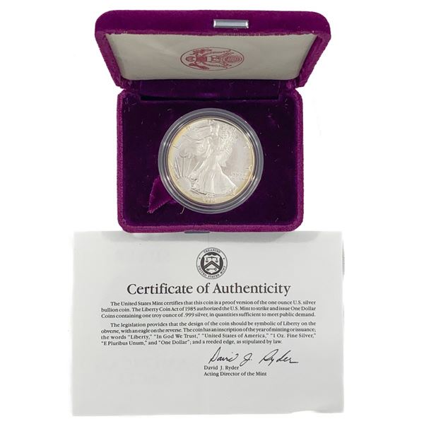 1992-S American 1oz Silver Eagle Proof