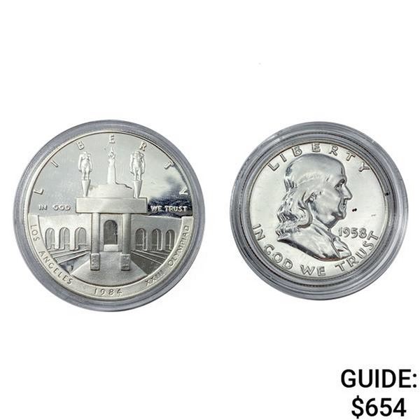 1958-1984 US Proof Coinage (2 Coins)