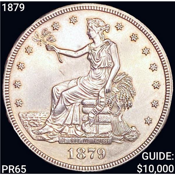 1879 Silver Trade Dollar UNCIRCULATED +