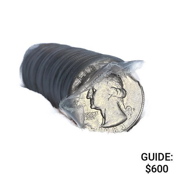 1983 US SILV Quarter Roll (40 Coins)