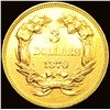 Image 2 : 1870 $3 Gold Piece CLOSELY UNCIRCULATED