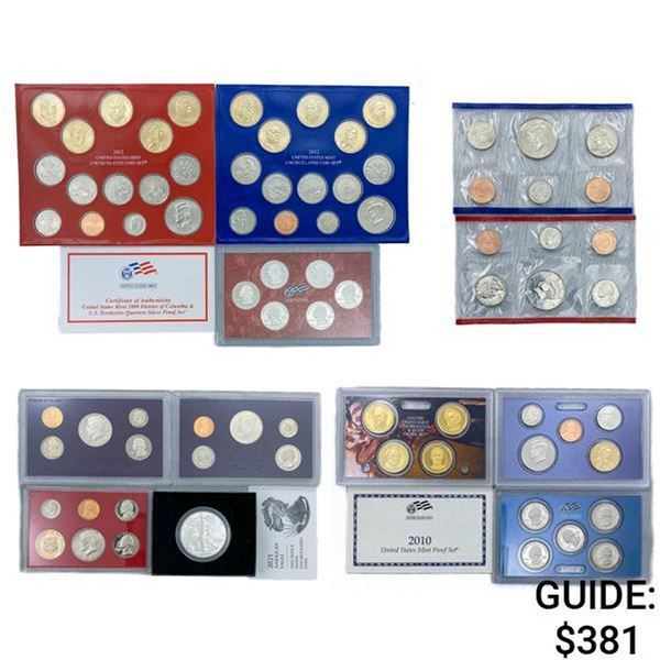 1982-2021 US SILV UNC & PR Coin Sets (75 Coins)