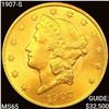 Image 1 : 1907-S $20 Gold Double Eagle UNCIRCULATED +