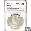 Image 1 : 1923 Silver Peace Dollar NGC MS67