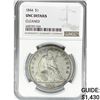 Image 1 : 1844 Seated Liberty Dollar NGC UNC Details