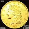 Image 1 : 1836 $5 Gold Half Eagle CLOSELY UNCIRCULATED
