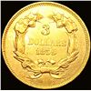 Image 2 : 1859 $3 Gold Piece CLOSELY UNCIRCULATED