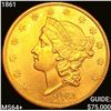 Image 1 : 1861 $20 Gold Double Eagle UNCIRCULATED