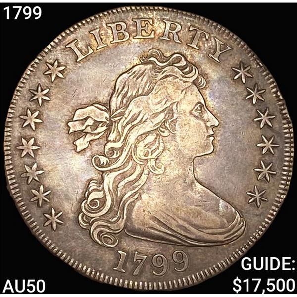1799 Draped Bust Dollar NEARLY UNCIRCULATED