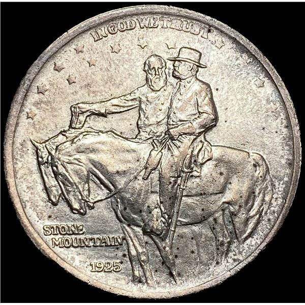 1925 Stone Mountain Half Dollar CLOSELY UNCIRCULAT