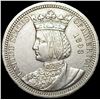 Image 1 : 1893 Isabella Silver Quarter UNCIRCULATED