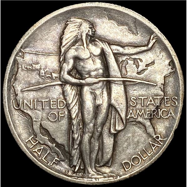 1926-S Oregon Trail Half Dollar CLOSELY UNCIRCULAT
