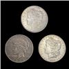 Image 1 : (3) Varied US Silver Dollars (1880-O, 1921, 1934-D