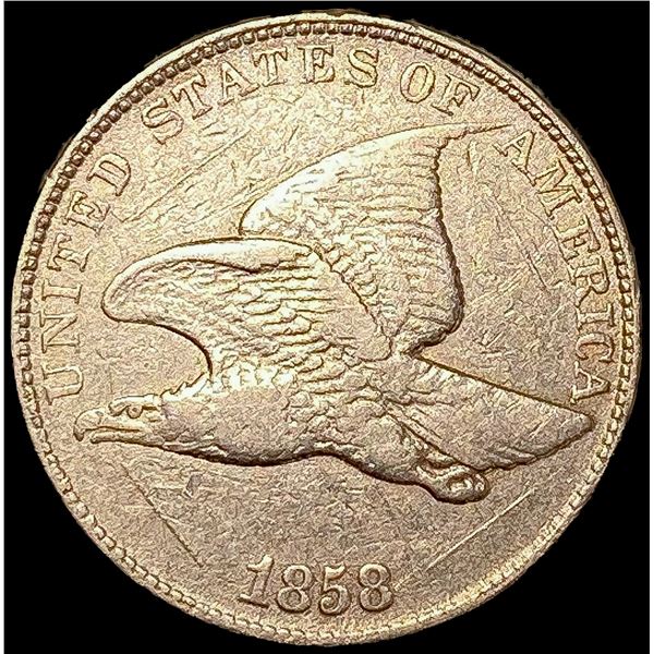 1858 Flying Eagle Cent LIGHTLY CIRCULATED