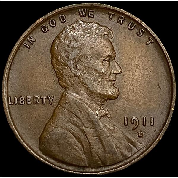 1911-D Wheat Cent CLOSELY UNCIRCULATED