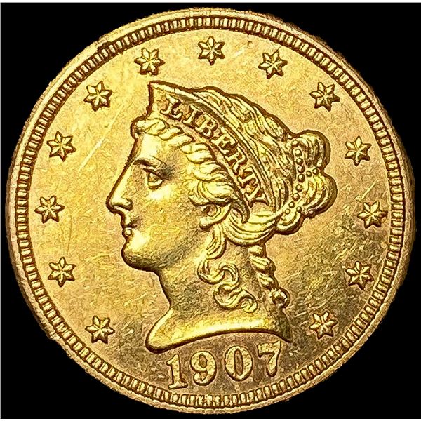 1907 $2.50 Gold Quarter Eagle UNCIRCULATED