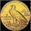 Image 2 : 1910 $5 Gold Half Eagle NEARLY UNCIRCULATED