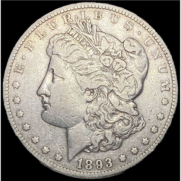 1893-CC Morgan Silver Dollar LIGHTLY CIRCULATED