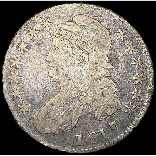 1817 Capped Bust Half Dollar NICELY CIRCULATED