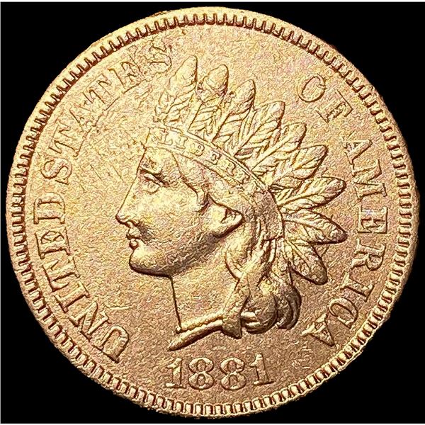 1881 Indian Head Cent CLOSELY UNCIRCULATED