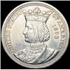 Image 1 : 1893 Isabella Silver Quarter UNCIRCULATED