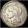 Image 1 : 1879 Nickel Three Cent NEARLY UNCIRCULATED