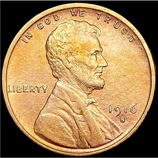 1916-S Wheat Cent UNCIRCULATED