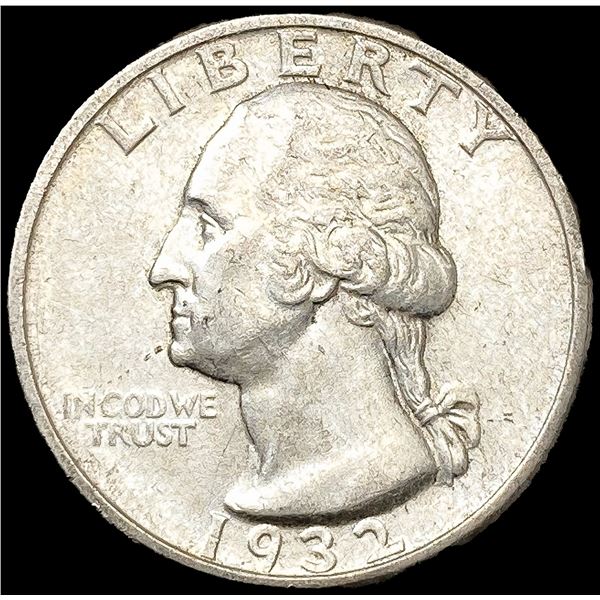 1932-S Washington Silver Quarter CLOSELY UNCIRCULA