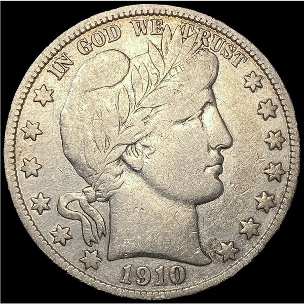1910 Barber Half Dollar NICELY CIRCULATED