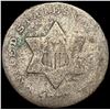 Image 1 : 1853 Silver Three Cent NICELY CIRCULATED