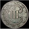 Image 2 : 1853 Silver Three Cent NICELY CIRCULATED
