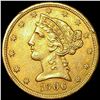 Image 1 : 1906 $5 Gold Half Eagle UNCIRCULATED
