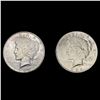 Image 1 : (2) 1922 Peace Silver Dollars CLOSELY UNCIRCULATED