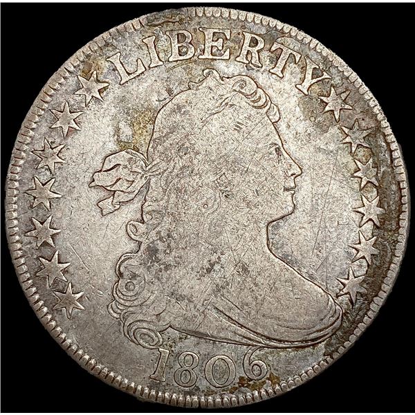 1806 Draped Bust Half Dollar NICELY CIRCULATED