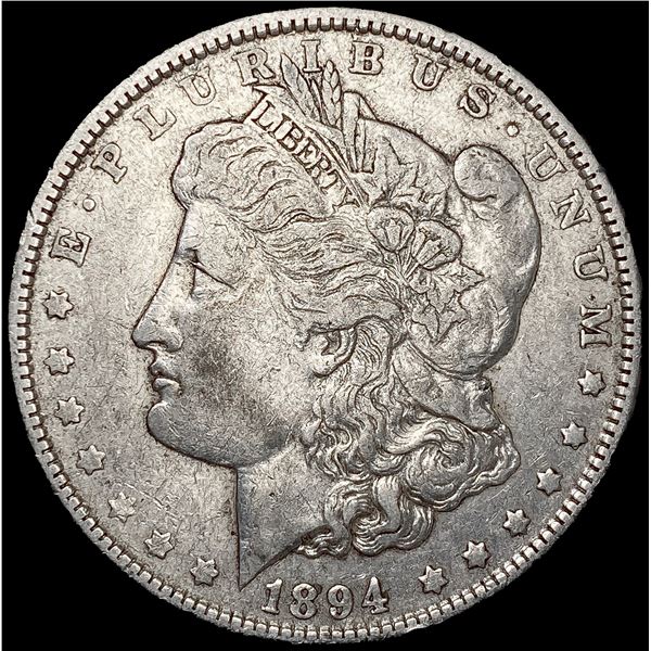 1894-O Morgan Silver Dollar NEARLY UNCIRCULATED